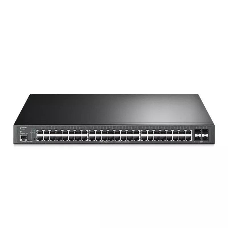 TP-Link JetStream TL-SG3452XP tīkla komutators Pārvaldāms L2+ Gigabit Ethernet (10/100/1000) PoE atbalsts 1U Melns