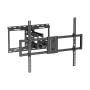 KRUGER & MATZ KM1310 Pilnas kustības TV sienas stiprinājums 23-55 collu ekrāniem, 35 kg, VESA 400x400, melns