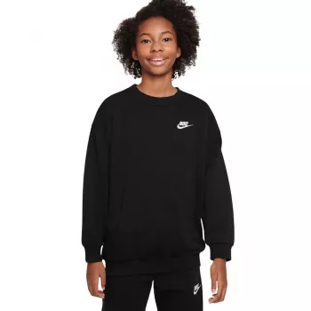 Nike Sportswear Club Fleece bērnu džemperis melns FD2923 010 M