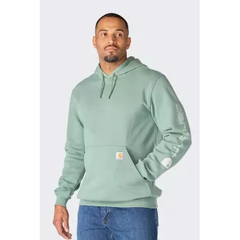 Bluza Carhartt Iconic K288 Logo GREEN SLATE
