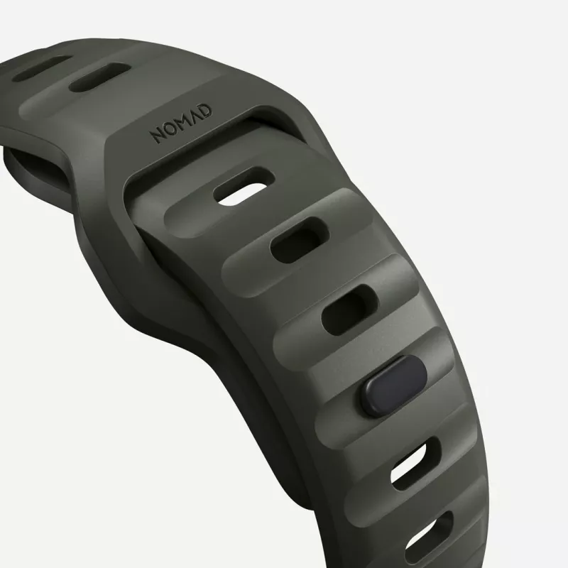 NOMAD Sport Band - siksniņa Apple Watch 46mm/49mm ar FKM (ash green)