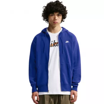 Vīriešu blūze Nike Club BB FZ Hoodie zila FN3861 455 M