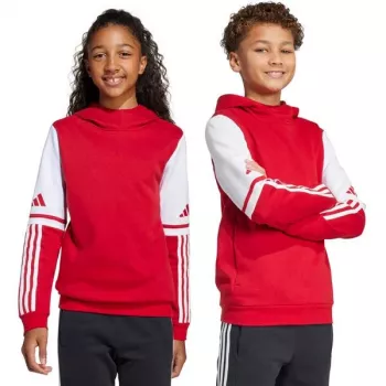 Bērnu jaka adidas Squadra 25 Sweat Hoody sarkana JD4805 128cm