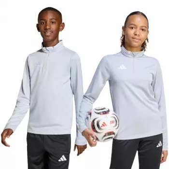 Bērnu blūze adidas Entrada 26 Training Top gaiši pelēka JZ6637 152cm