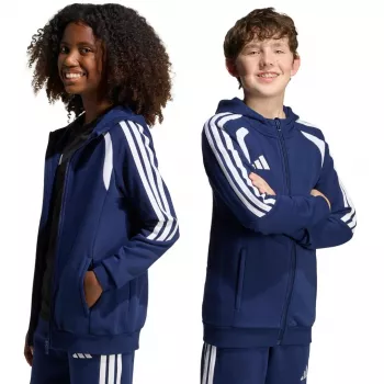 adidas Tiro 26 League Sweat Full Zip Hoodie bērniem tumši zila KF3322 164cm