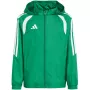 Bērnu vējjakas adidas Tiro 26 League Windbreaker zaļš KT2427 164cm