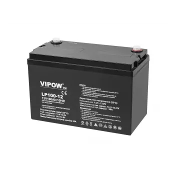 VIPOW gēla akumulators 12V 100Ah