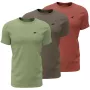 4F M4480 vīriešu t-krekls zaļš, brūns, bordo 4FWSS26TTSHM4480 90S XL