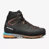 Scarpa Zodiac Tech GTX alpīnisma zābaki, GORE-TEX Performance Comfort, Perwanger āda, Vibram Mont zole, Anthracite/Tonic Orange, EU 44