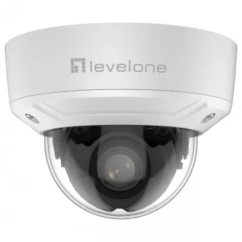 LevelOne FCS-3461 kupola IP kamera 2MP 4x tālummaiņa H.265 PoE iekštelpu/āra