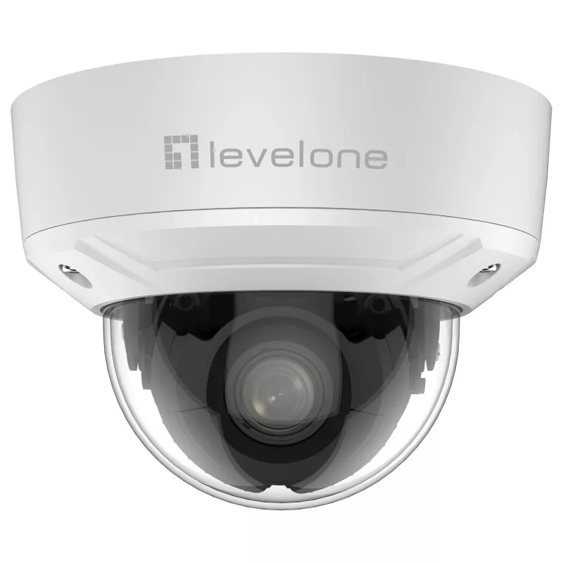 LevelOne FCS-3461 kupola IP kamera 2MP 4x tālummaiņa H.265 PoE iekštelpu/āra