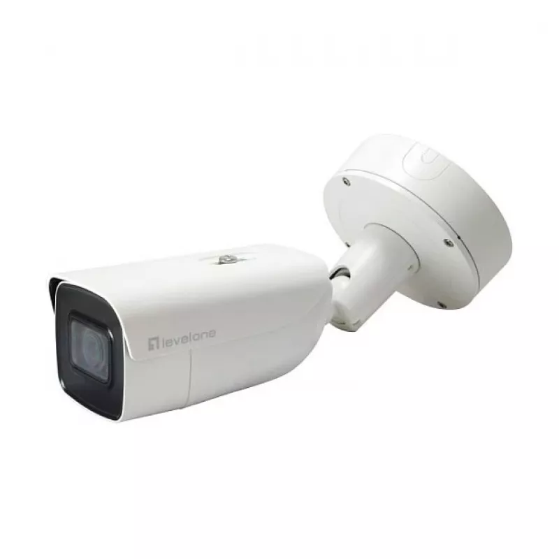 LevelOne FCS-5212 6MP āra bullet IP kamera ar motorizētu varifokālo objektīvu, H.265, IR nakts redzamība, PoE, IP66, IK10