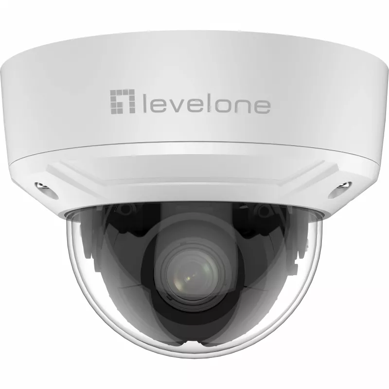 LevelOne FCS-3616 6MP āra kupola IP kamera ar IR, PoE, H.265
