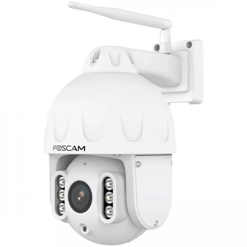 FOSCAM SD8P āra grozāmā/slīpumā regulējamā Wi-Fi kamera, 8MP 4K, 4x optiskā tālummaiņa, IP66, balta