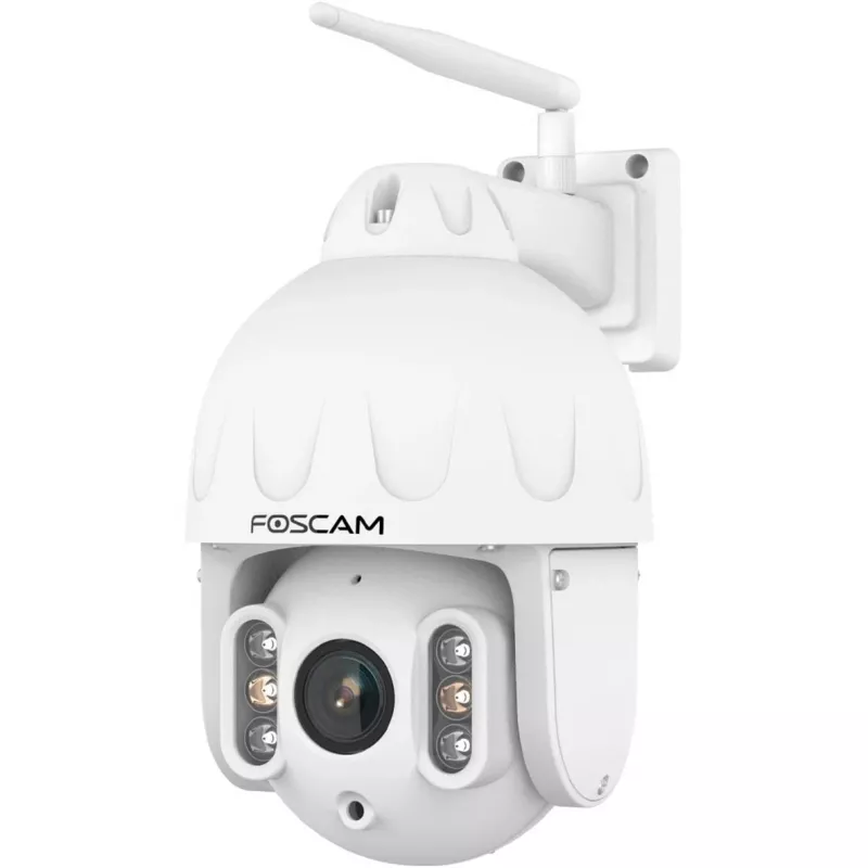 FOSCAM SD8P āra grozāmā/slīpumā regulējamā Wi-Fi kamera, 8MP 4K, 4x optiskā tālummaiņa, IP66, balta