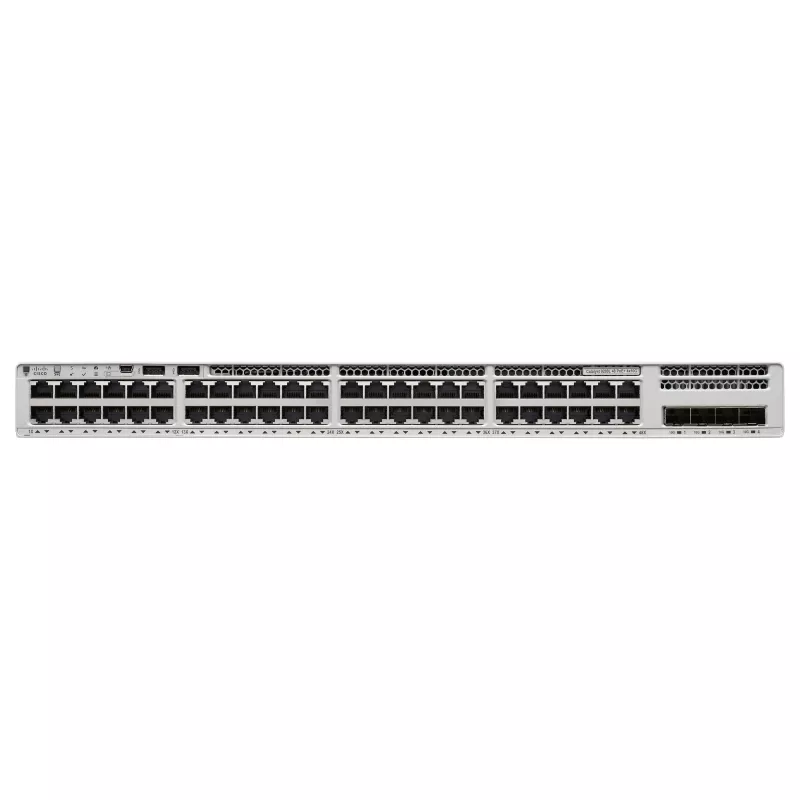 Cisco Catalyst 9200L 48 portu daļējs PoE+ 4x10G Network Essentials komutators