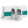 Arlo Essential 3 2K Pan-Tilt-Zoom iekštelpu drošības kamera (2 gab., balta)