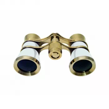 BRAUN Opera 3x25 jumta prizmas binoklis zeltaini pērļu 20113