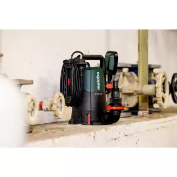Metabo KP 160-35 SF kombinētais iegremdējamais/spiediena sūknis 500 W, 16000 l/h, 7,5 m, 35 mm daļiņas, 10 m kabelis, melns/zaļš 601792000
