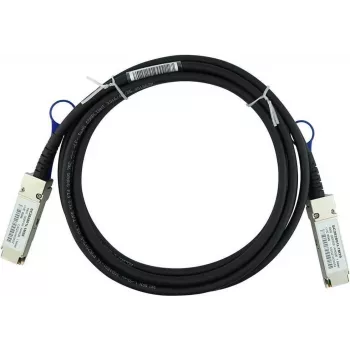 BlueOptics QSFP28-DAC-2M-RW-BL InfiniBand kabelis melns