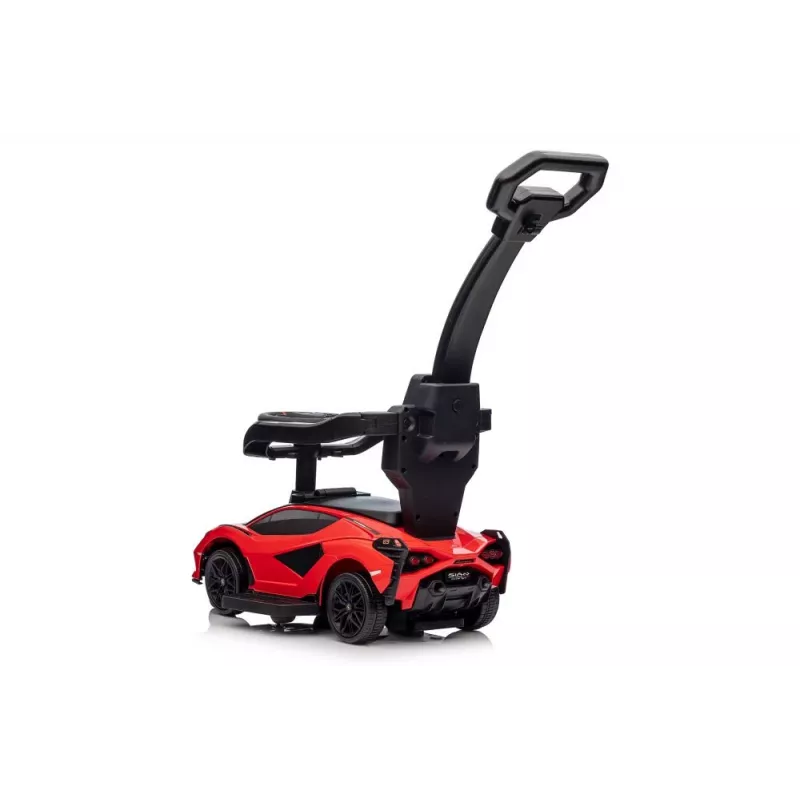 LEAN TOYS Lamborghini QLS-996T braucamais ar stūmēju, sarkans