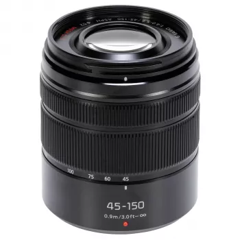 Panasonic Lumix G Vario 45-150mm f/4.0-5.6 ASPH MEGA O.I.S. objektīvs Micro Four Thirds - H-FS45150EKA