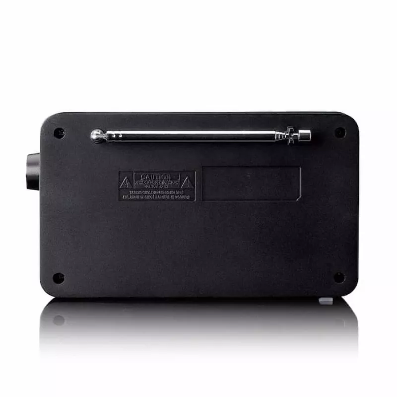 Lenco PDR-033BK pārnēsājams DAB+/FM radio ar Bluetooth un uzlādējamu akumulatoru - melns