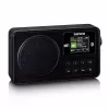 Lenco PDR-033BK pārnēsājams DAB+/FM radio ar Bluetooth un uzlādējamu akumulatoru - melns