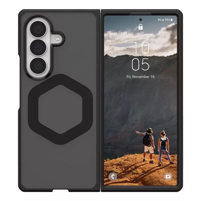 UAG Mouve apvalks ar magnētisko moduli Samsung Galaxy Z Fold 8 Ultra (pelēkpelēks)
