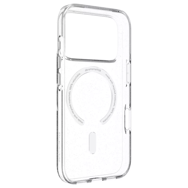 dbramante1928 Greenland Pro aizmugurējais vāciņš Apple iPhone 17 Pro - MagSafe saderīgs - pārstrādāta plastmasa - Stardust