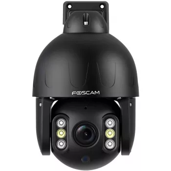 Foscam SD8EP āra Pan/Tilt PoE kamera, 8MP 4K, 4x optiskā tālummaiņa, IP66, melna