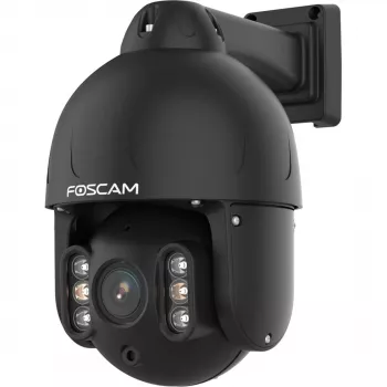 Foscam SD8EP āra Pan/Tilt PoE kamera, 8MP 4K, 4x optiskā tālummaiņa, IP66, melna