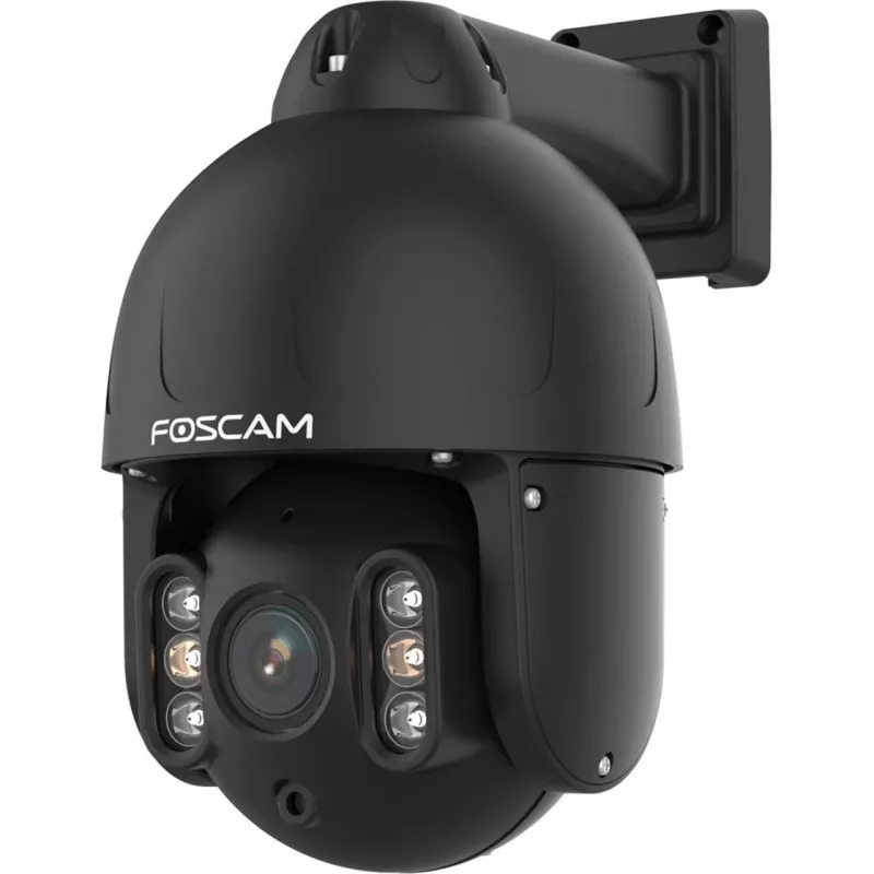 Foscam SD8EP āra Pan/Tilt PoE kamera, 8MP 4K, 4x optiskā tālummaiņa, IP66, melna