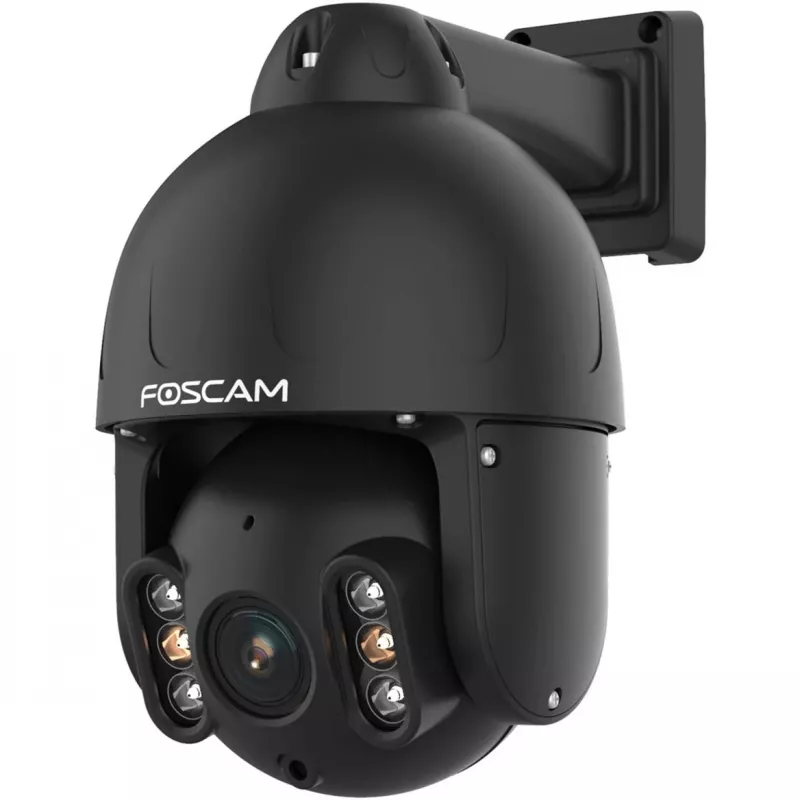 Foscam SD8EP āra Pan/Tilt PoE kamera, 8MP 4K, 4x optiskā tālummaiņa, IP66, melna
