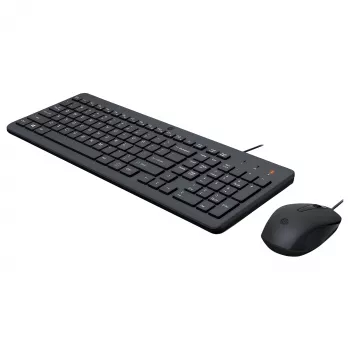 HP 150 - tastatūras un peles komplekts - USB - franču