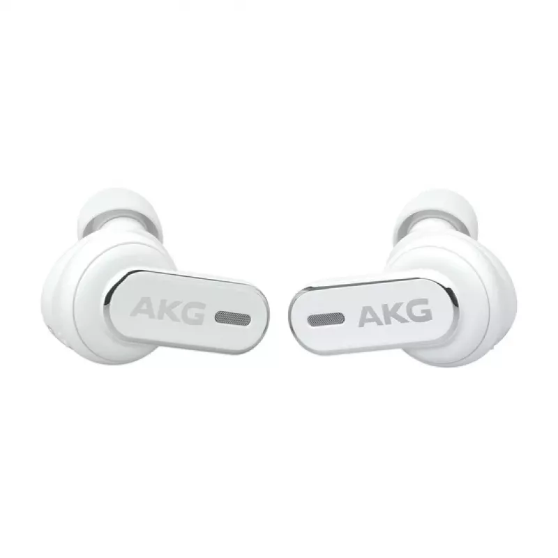 AKG N5 Hybrid bezvadu trokšņu slāpēšanas ausīs ievietojamās austiņas baltas Bluetooth 5.3