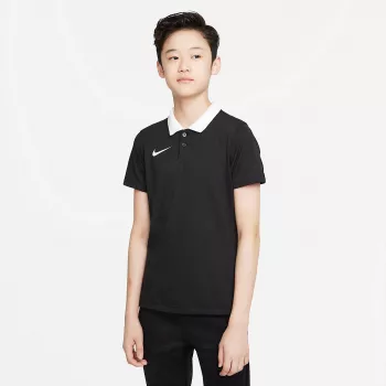 Nike Dri-FIT Park 20 Polo krekls bērniem unisex īsām piedurknēm melns CW6935 010 izmērs S