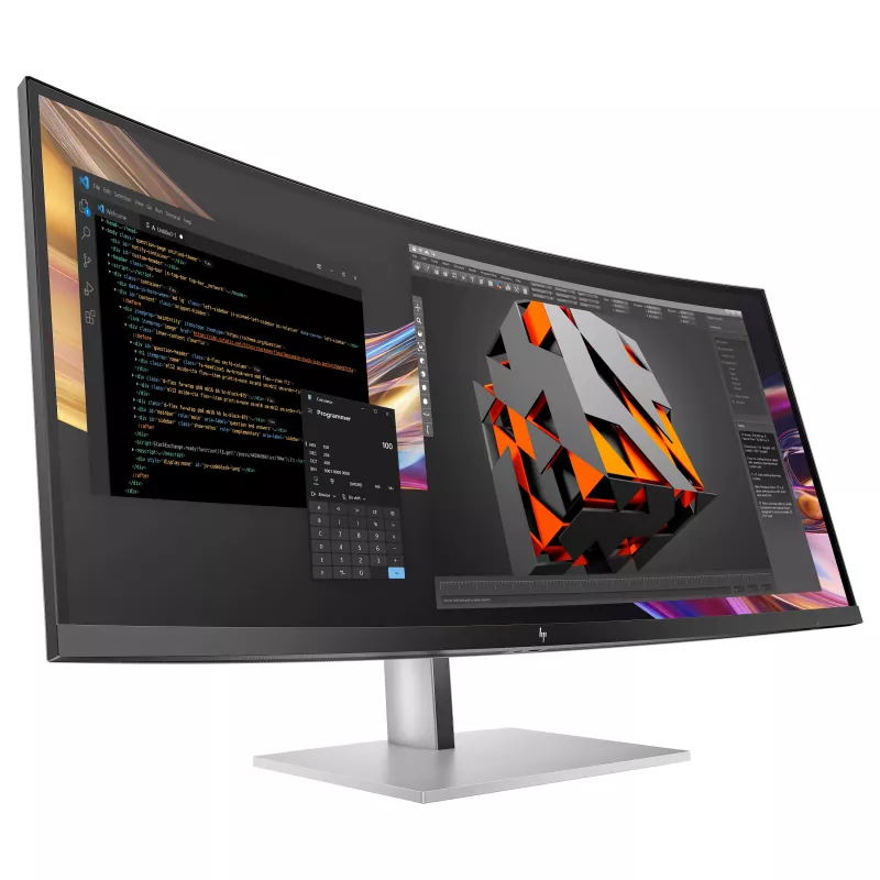 HP 738pu Series 7 Pro 38 collu izliekts IPS LED monitors WQHD+ 3840x1600 USB-C 65W