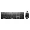 HPINC HP 725 - tastatūras un peles komplekts - daudzfunkcionāls, uzlādējams, darbināms ar superkondensatoru - pilna izmēra - bezvadu - Nightfall Black -