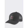Carhartt Twill Mesh-Back Logo Patch Cap - Melna