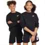 Nike Sportswear Club Fleece bērnu džemperis melns FD3006 010 M izmērs