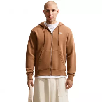Nike Club BB Full-Zip kapuce Vīriešu gaiši brūns 2XL
