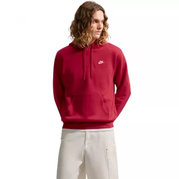 Nike Club Fleece vīriešu apaļkakla džemperis sarkans S