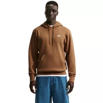 Nike Club Fleece vīriešu apaļa kakla džemperis brūns FN3859 270 izmērs S