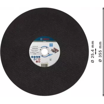 Bosch griešanas disks maziem leņķa slīpmašīnām 355 x 4 x 25,4 mm, 2608601339