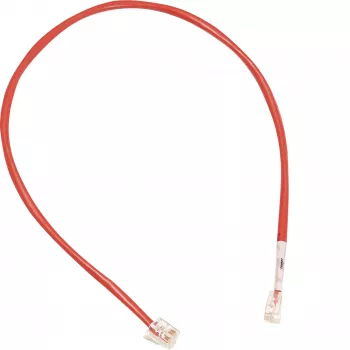 Hager ZZ12LMN200 komutācijas kabelis, 2x RJ12, sarkans, 2m