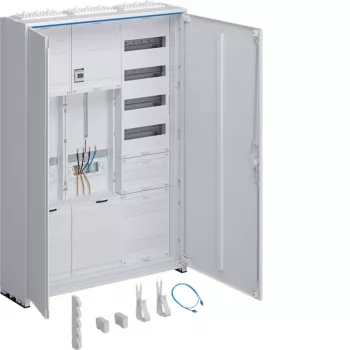 Hager universZ pilns skaitītāju skapis 1100x800x205mm 3-fāžu 2 skaitītāju vietas APZ balts ZB333Q25ENT
