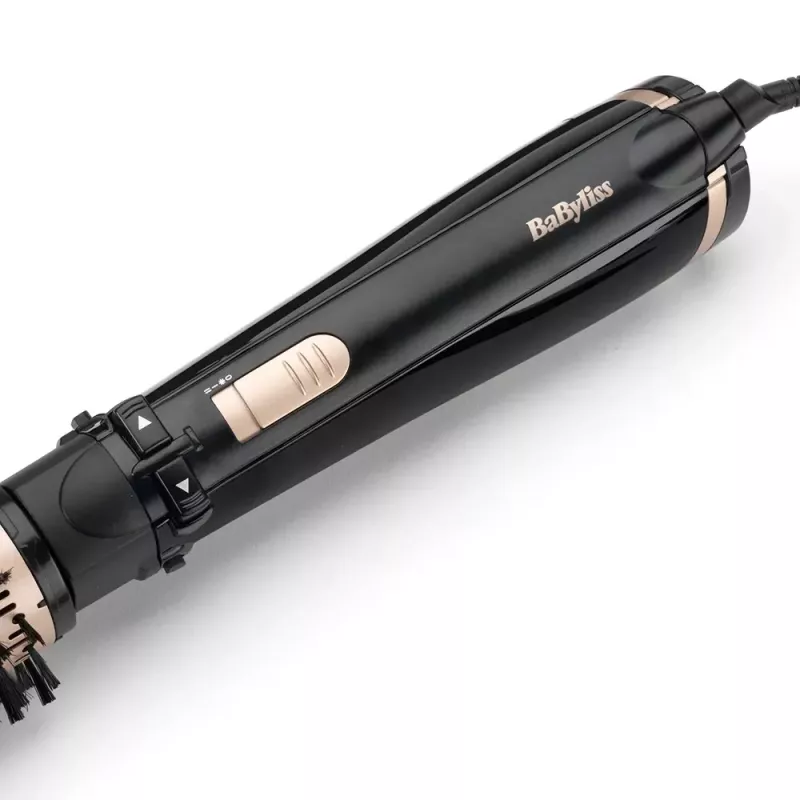BaByliss Big Hair Dual rotējošais karstā gaisa matu veidotājs, 1000 W, melns/zelta