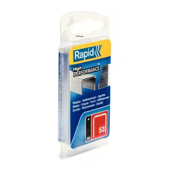 Rapid Nr. 53 smalkās stieples skavas, 12 mm kājiņas garums, cinkots tērauds, 2500 iepakojumā 40109505