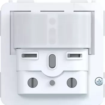 HAGER WAN1061 Iebūvējams kustību detektors, 1,1 m uzstādīšanas augstums, PIR, 180°, balts